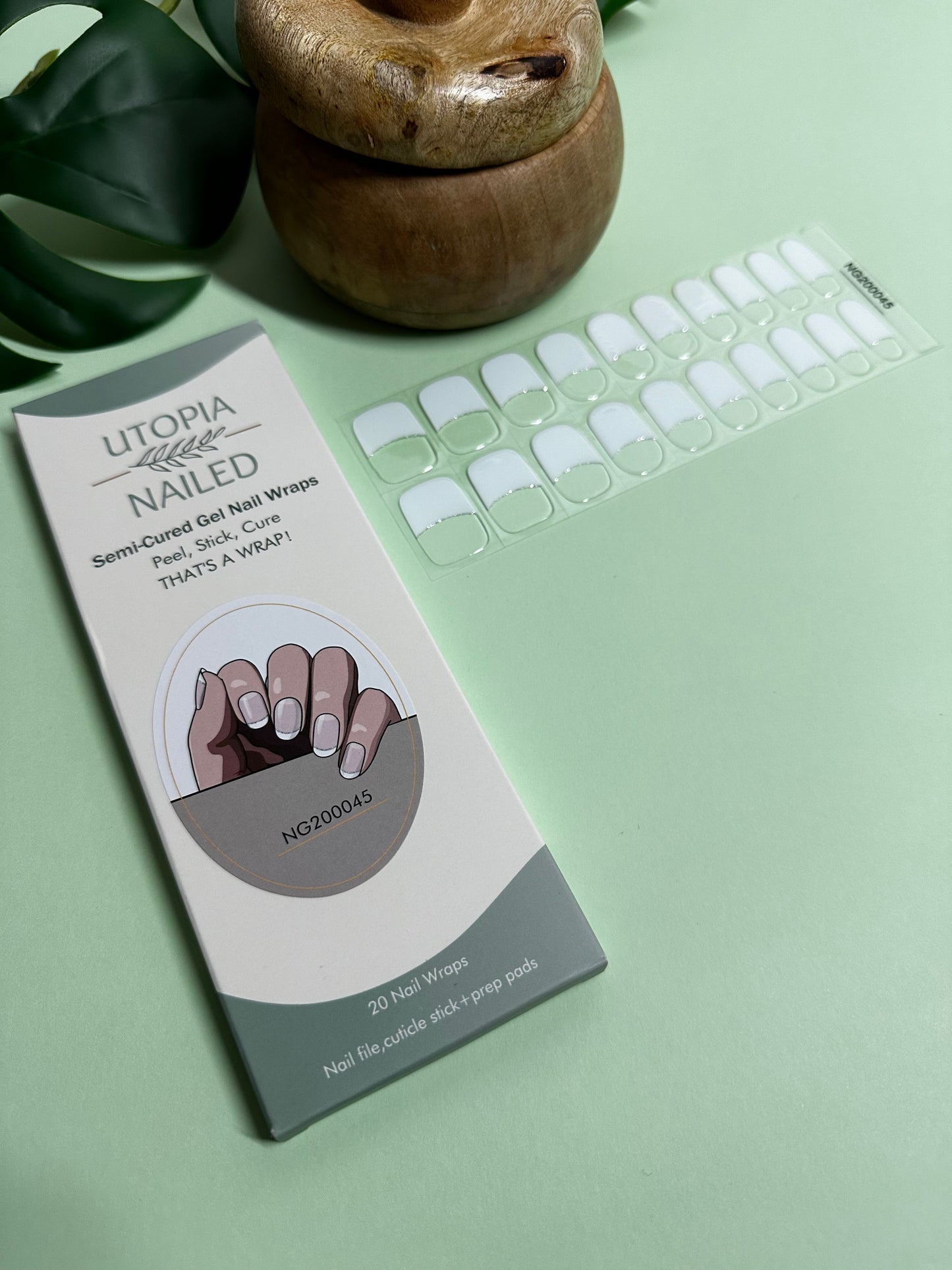 French Twist | Semi Cured Gel Nail Wraps