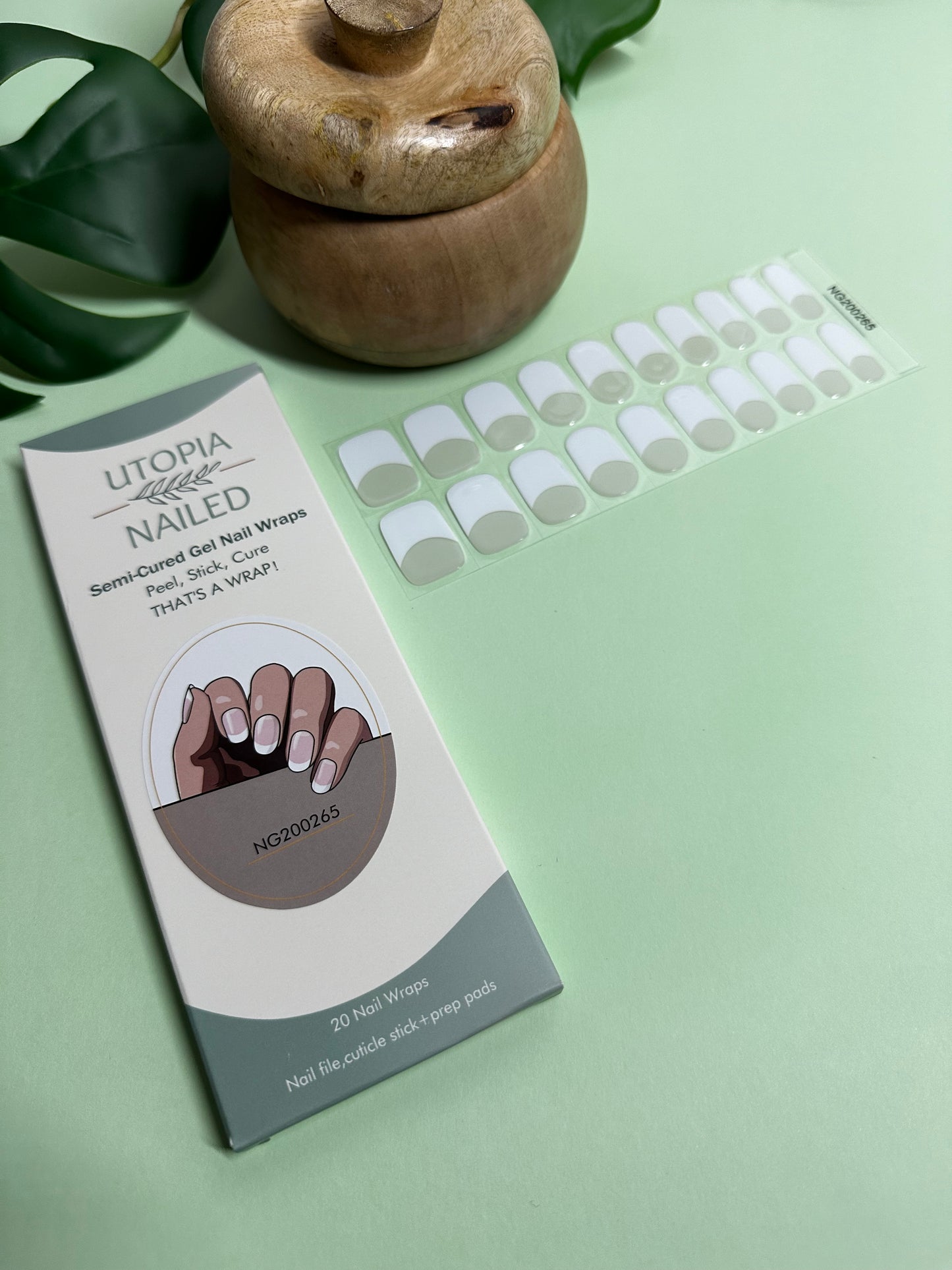 French Classic | Semi Cured Gel Nail Wraps