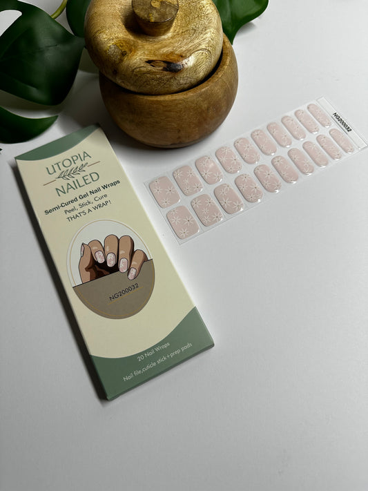 Daisy Days | Semi Cured Gel Nail Wraps
