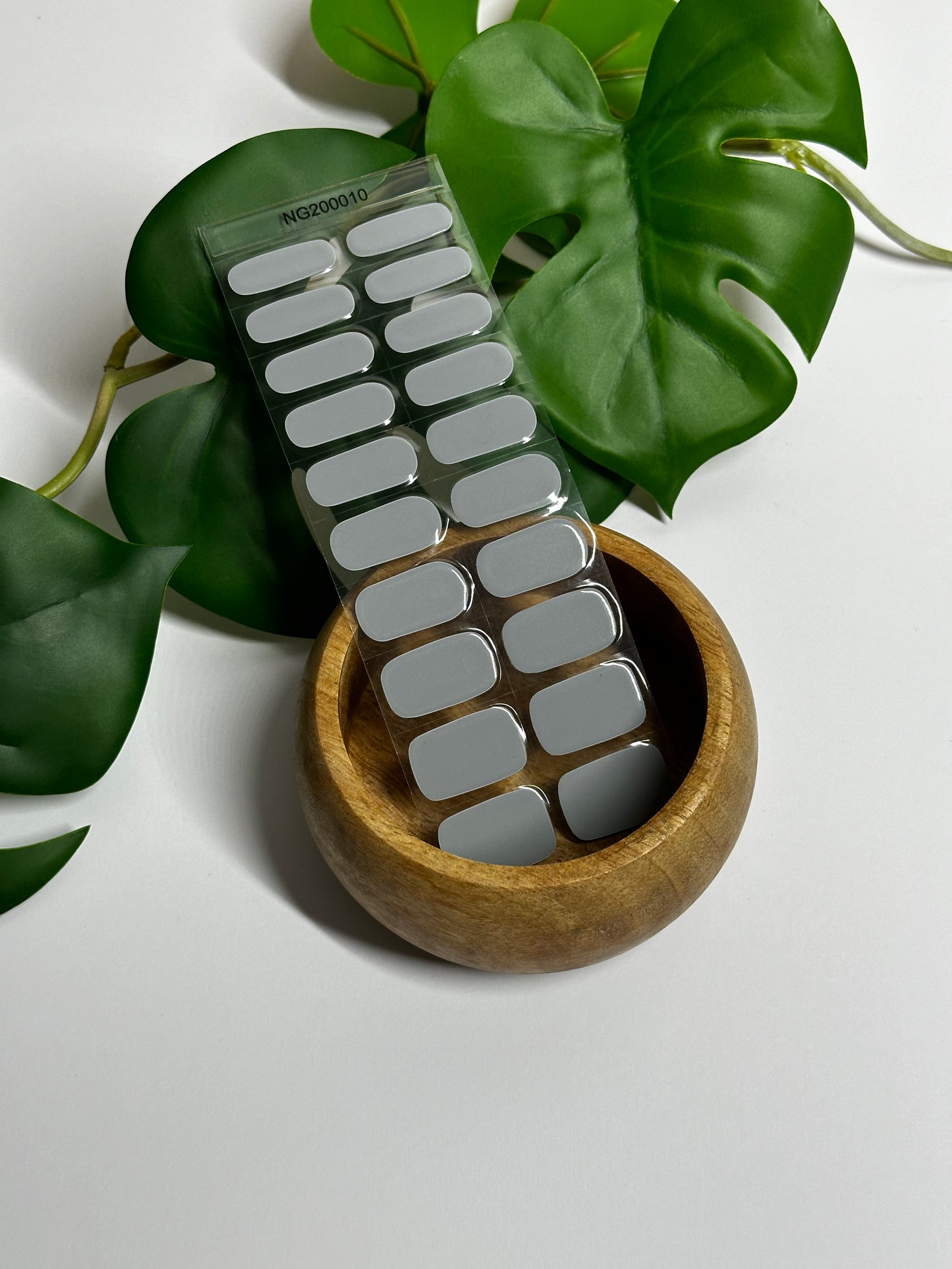 Grey Skies | Semi Cured Gel Nail Wraps