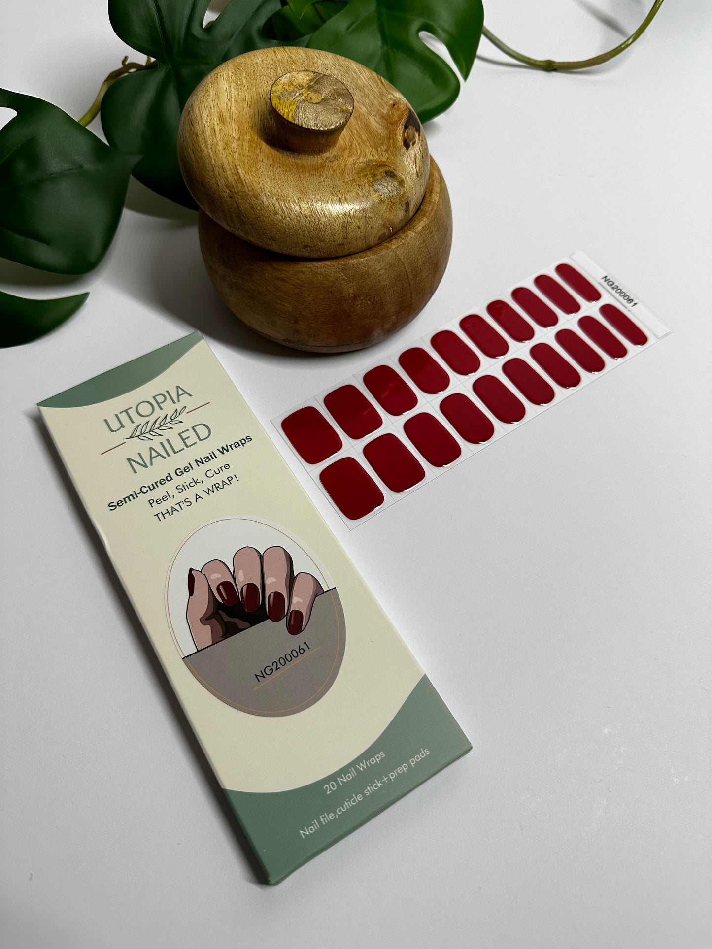 Autumn Burn | Semi Cured Gel Nail Wraps