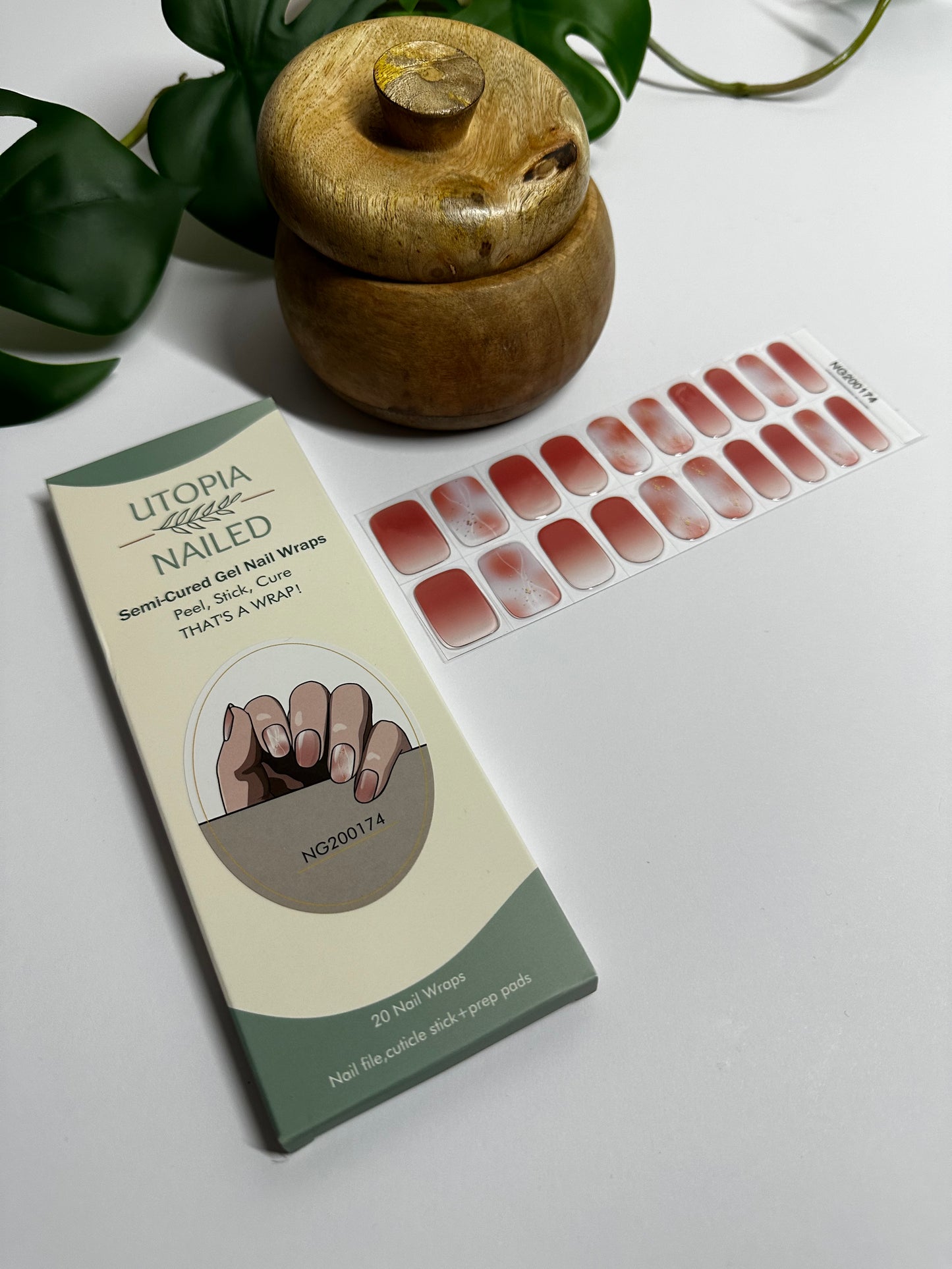 Summer Haze | Semi Cured Gel Nail Wraps