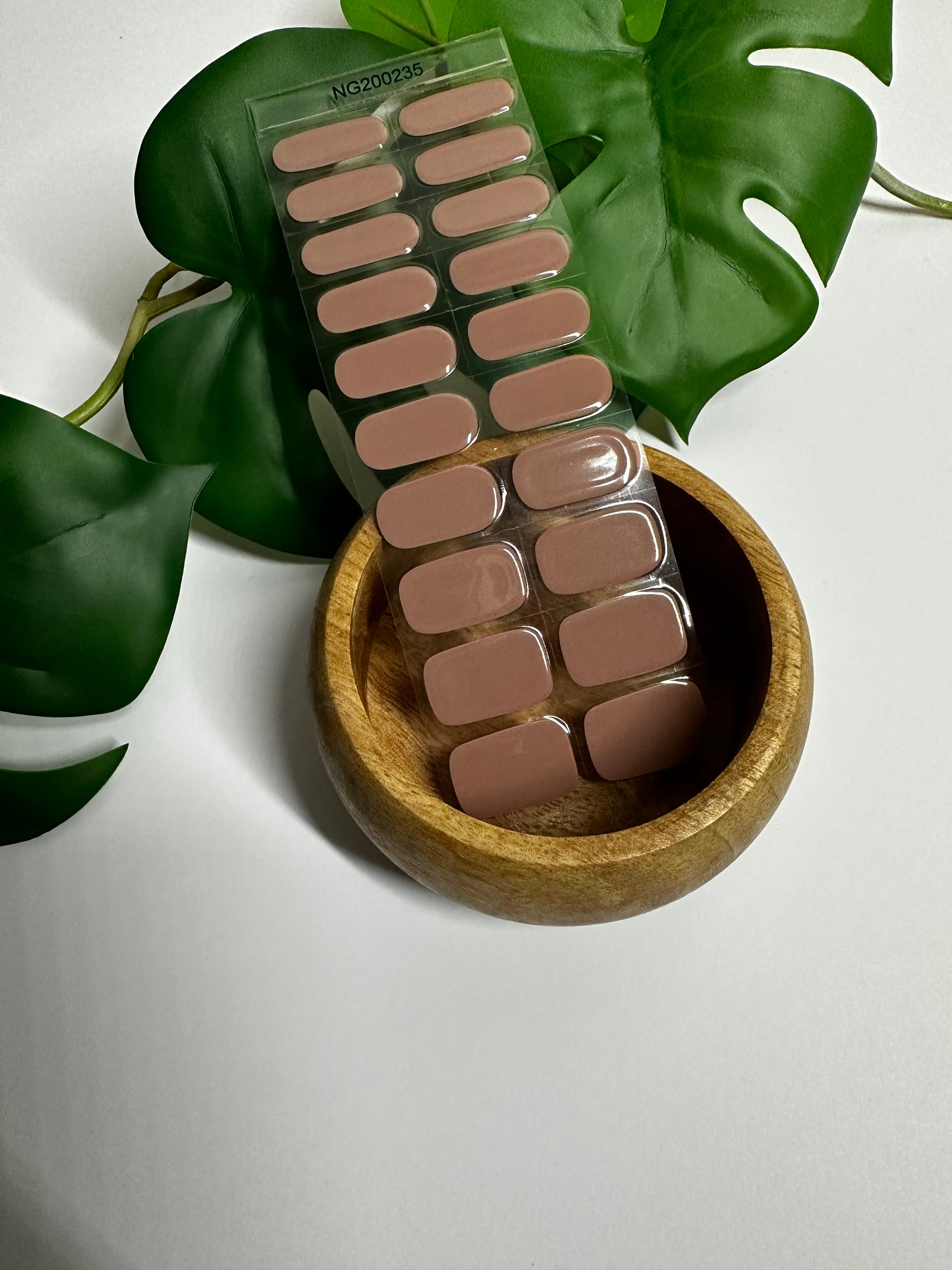 Smooth Mocha | Semi Cured Gel Nail Wraps