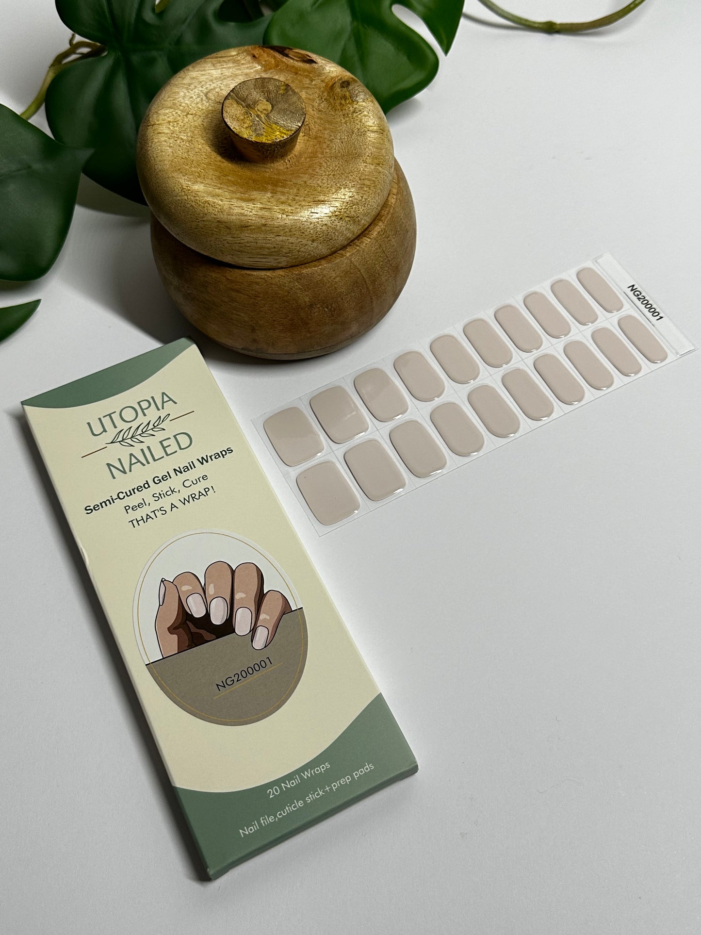 Pink Hush | Semi Cured Gel Nail Wraps