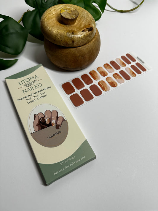 Summer Love | Semi Cured Gel Nail Wraps