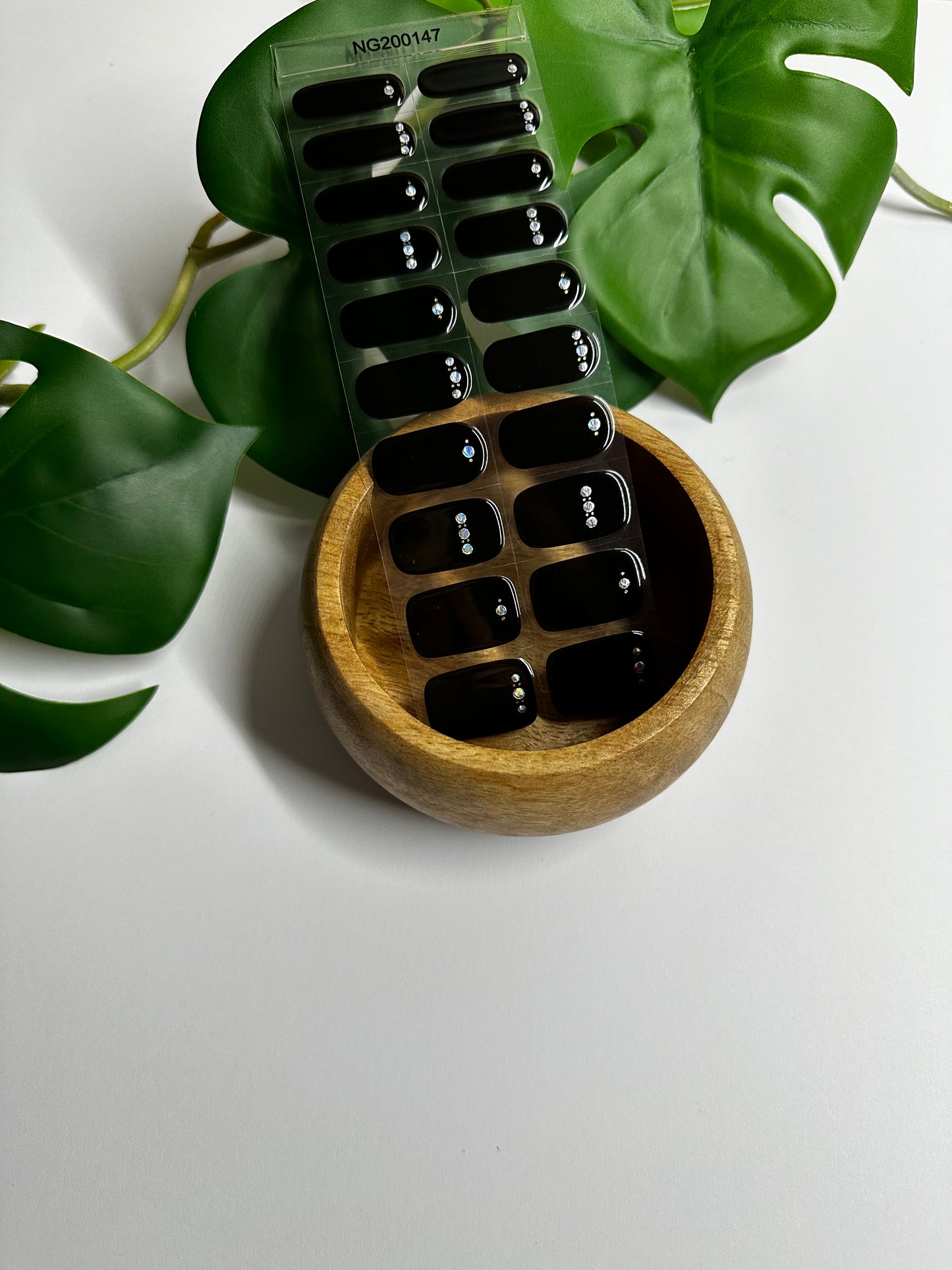 Crystal Nights | Semi Cured Gel Nail Wraps