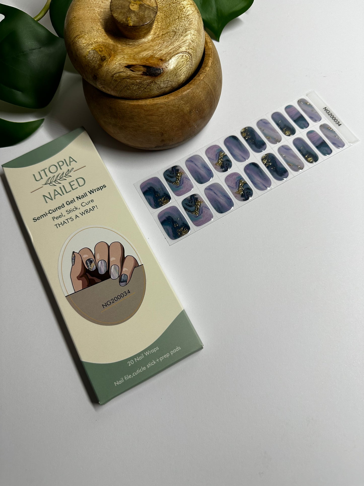 Ethereal | Semi Cured Gel Nail Wraps