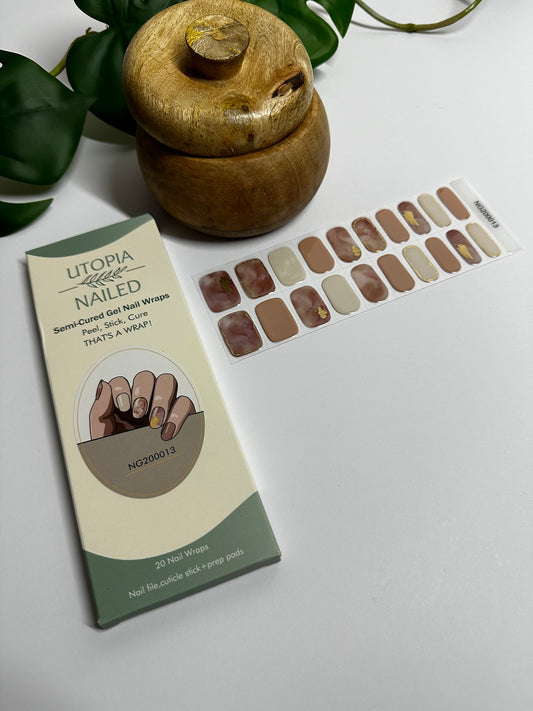 Allure | Semi Cured Gel Nail Wraps