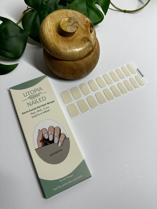 Champagne | Semi Cured Gel Nail Wraps
